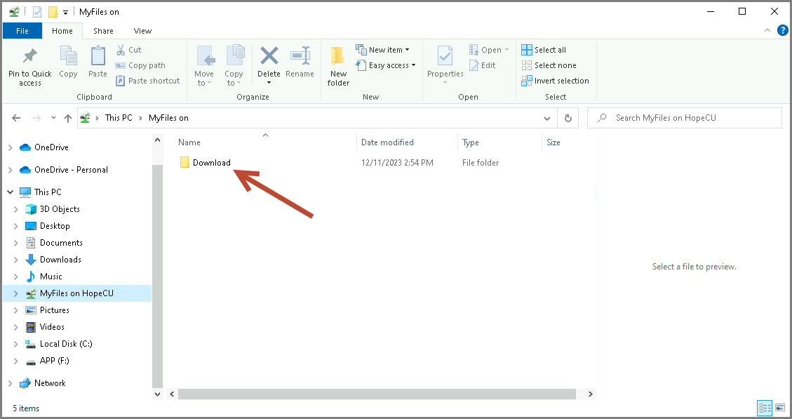 Download a file from Cloud to local PC – Marquis